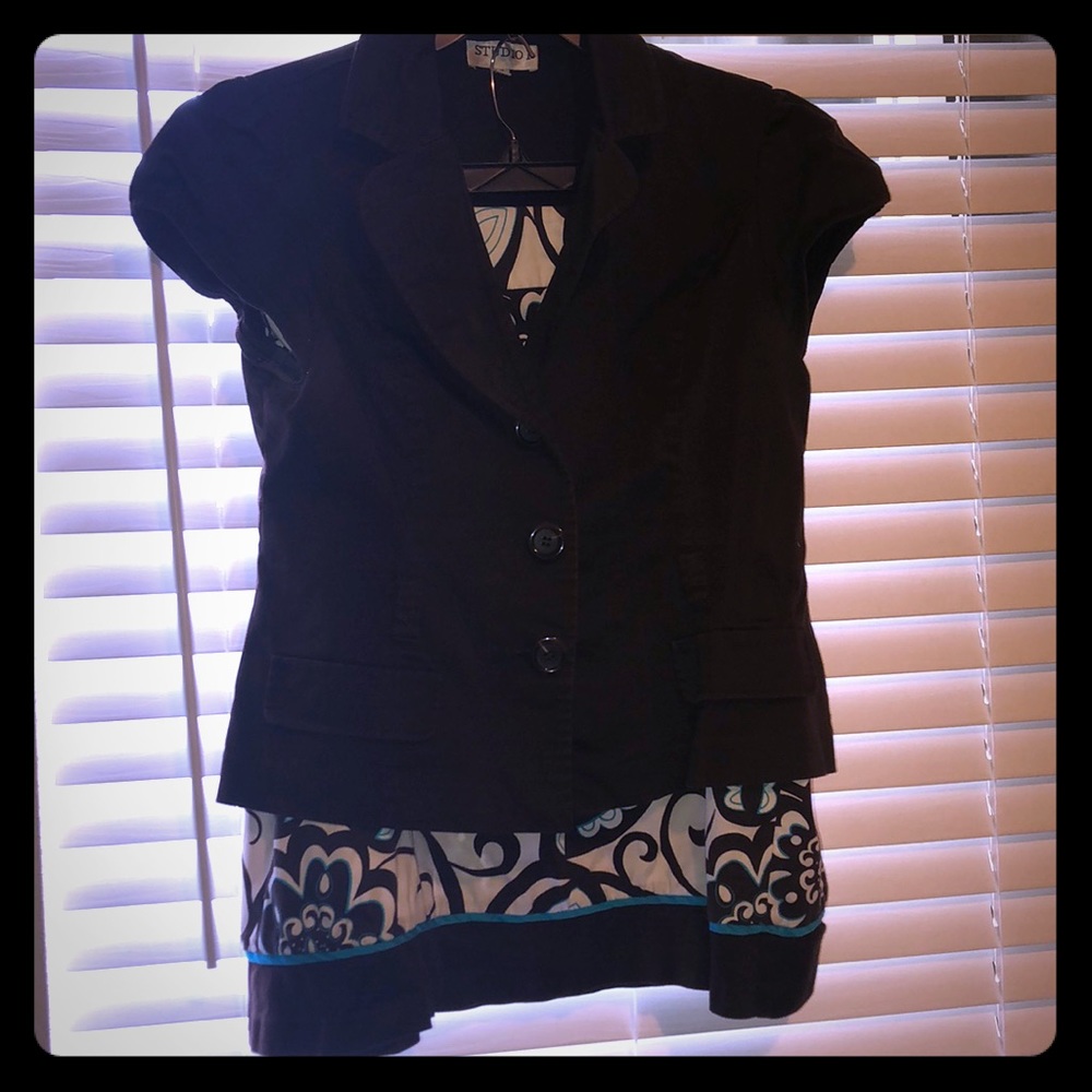 Floral brown set